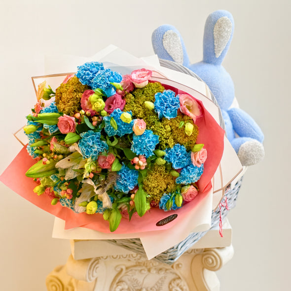 Mixed Blue Bouquet