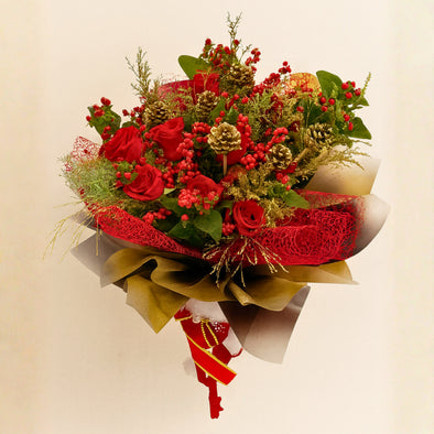 Luxury Red Christmas Bouquet